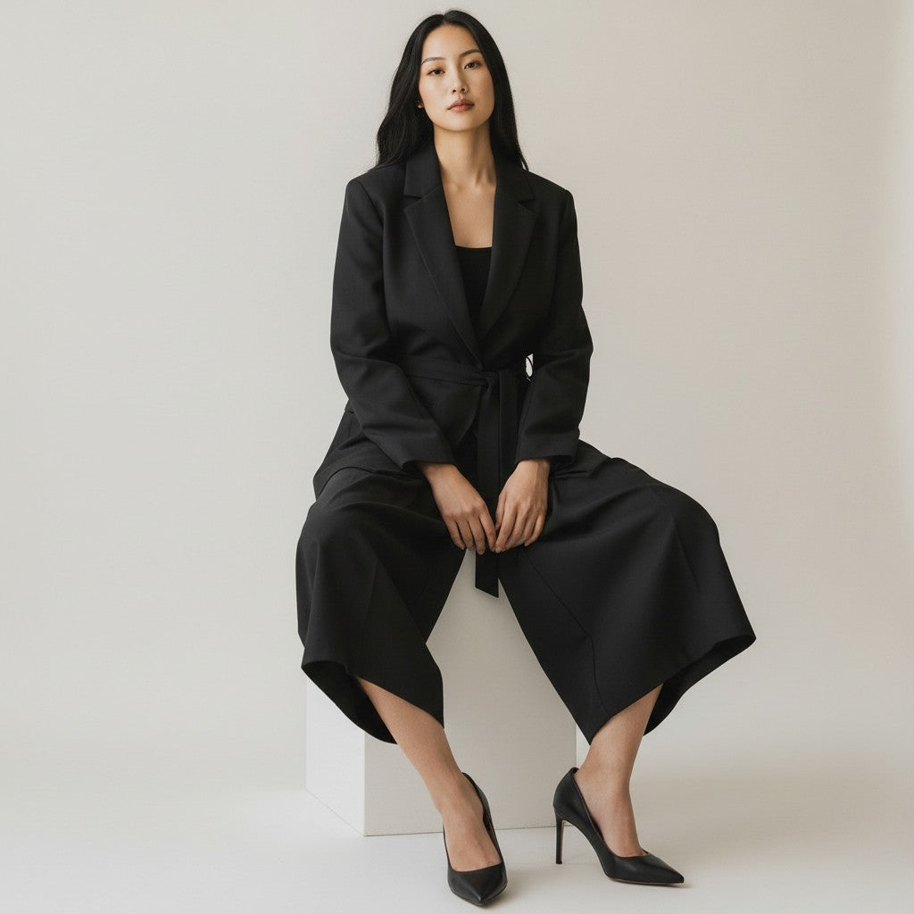 bermuda jupe culotte noir