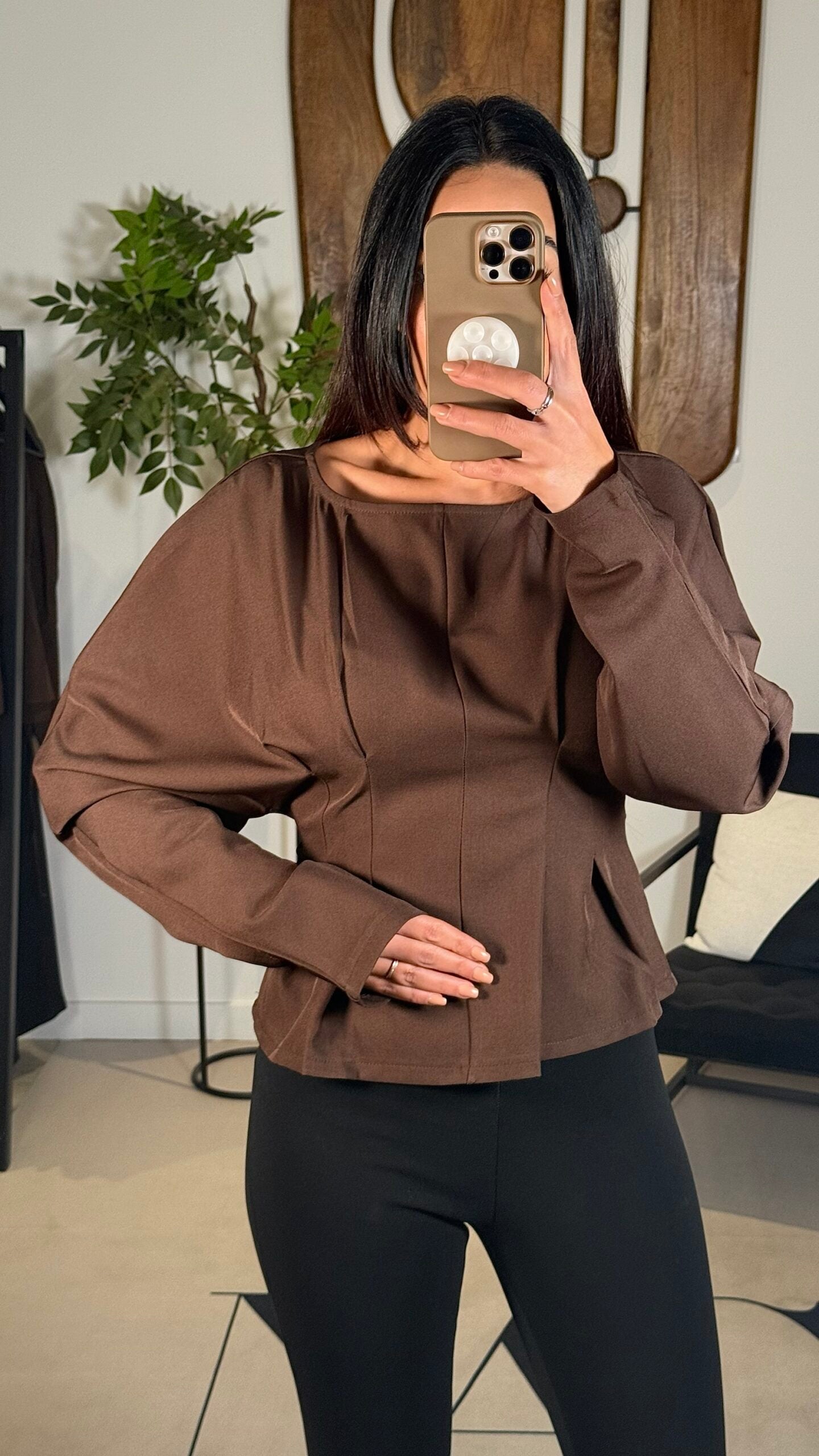 Top choco manche ballon