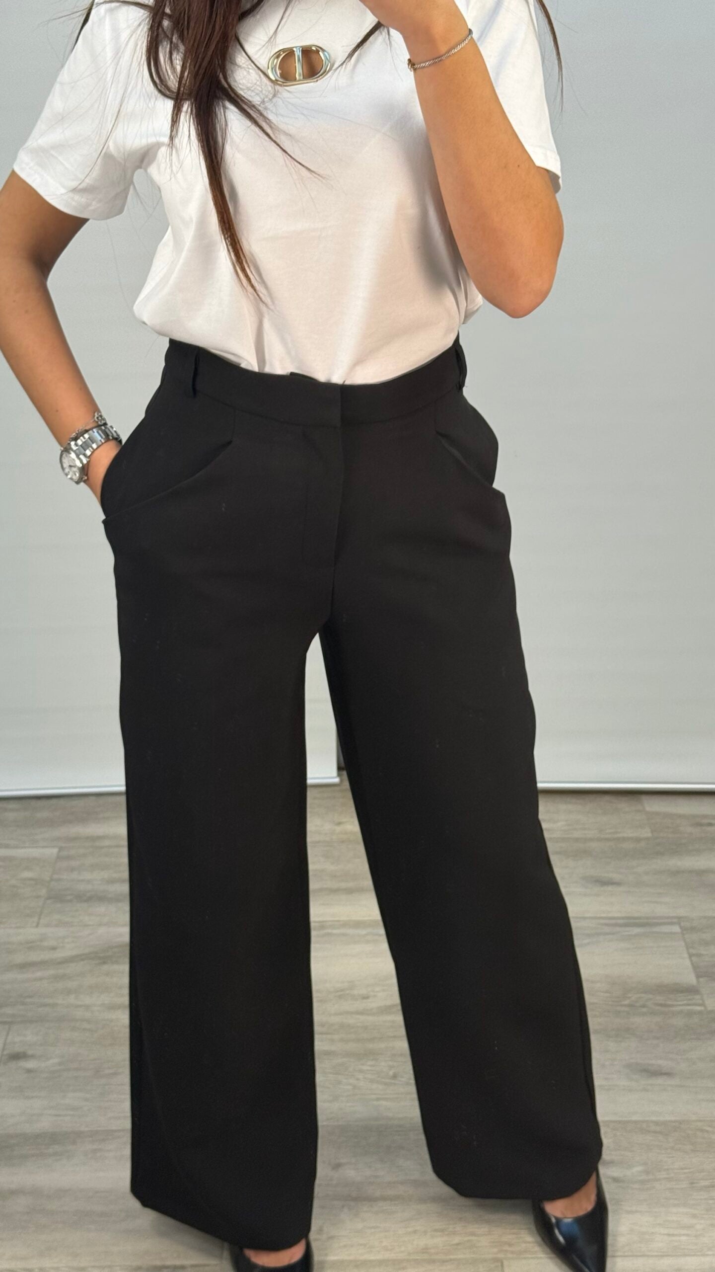 Pantalon poche tendance